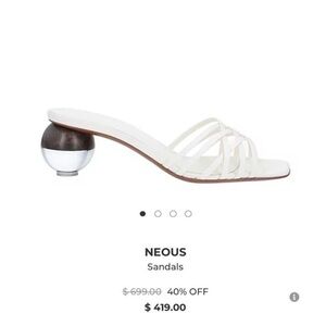 NEOUS White Sandals